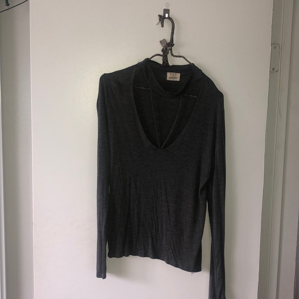Nordstrom PST Collar Neck Top